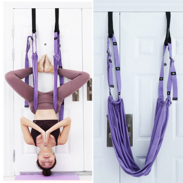 Fitness Hip Stretch Yoga Belt Inverted Rope Pull Stretch Belt Split Lower Waist Trainer - Image 2