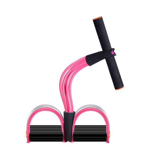 Natural Latex Foot Pedal Elastic Pull Rope with Handle Fitness Equipment Bodybuilding Expander - Image 5