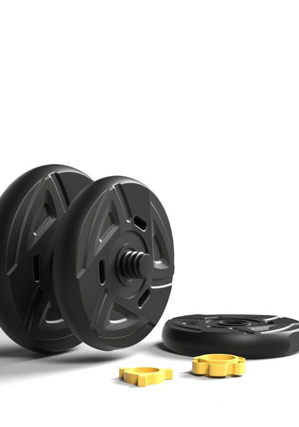 Dumbbell Fitness Home Environmental Protection Barbell With Adjustable Weight Package - Image 3
