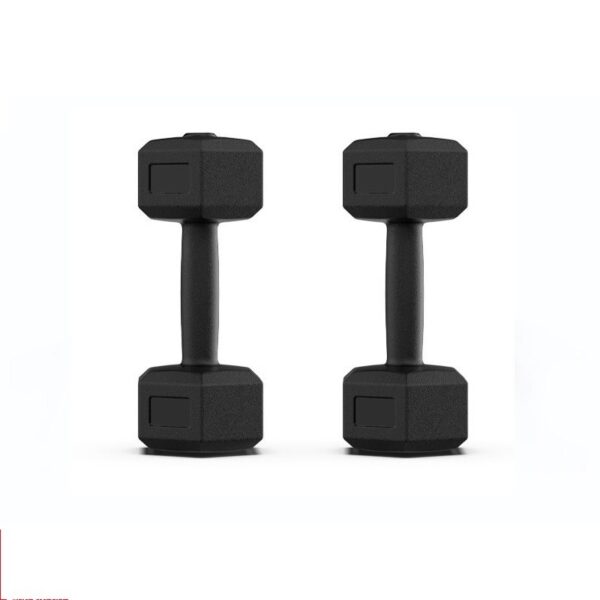 Dumbells Men's Arm Muscle Training Household Rubberized Dumbbells Female Fitness Equipment - Image 3