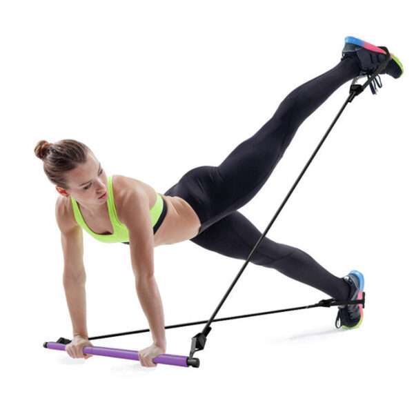 Pilates Bar, Yoga Bar, Fitness Body, Yoga, Slimming, Pilates Bar, Tension Bar, Multifunctional Abdomen And Chest Expander - Image 2