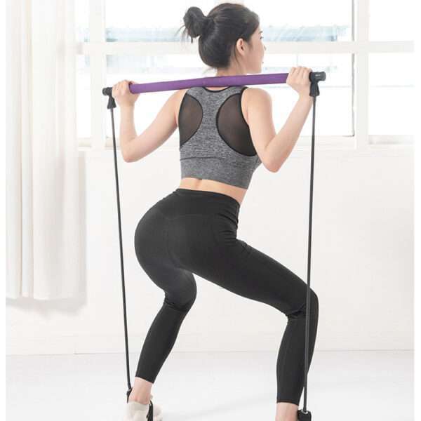 Pilates Bar, Yoga Bar, Fitness Body, Yoga, Slimming, Pilates Bar, Tension Bar, Multifunctional Abdomen And Chest Expander - Image 5