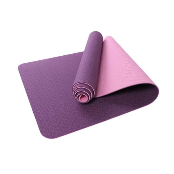 Yoga Mat Two-Color 6Mm Posture Line Yoga Mat Fitness Mat - Image 4