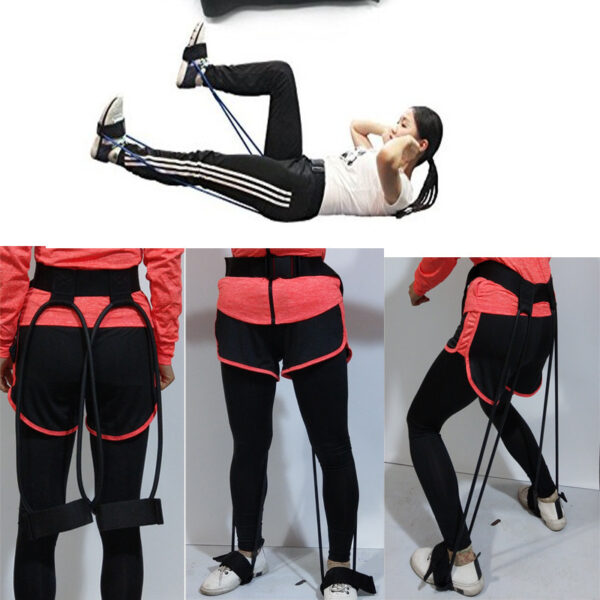Latex Material Yoga Fitness Belt Foot Pedal Tension Rope Home Exercise Fitness Equipment Home Workout Resistance Bands - Image 8