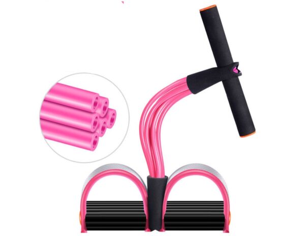 Natural Latex Foot Pedal Elastic Pull Rope with Handle Fitness Equipment Bodybuilding Expander - Image 6