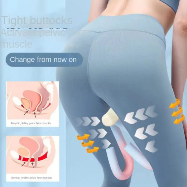 Thigh Master Muscle Fitness Exercise Equipment, Arm Leg Exerciser Pelvic Hip Trainer Inner Thigh Toner For Women Home Gym Yoga Workout Training - Image 4
