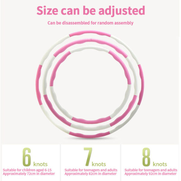 Home Workout Sports Hoop Circle Slimming Massage Hoop Fitness Excercise Gymnastic Yoga Hoop Accessories Bodybuilding Equipment - Image 3