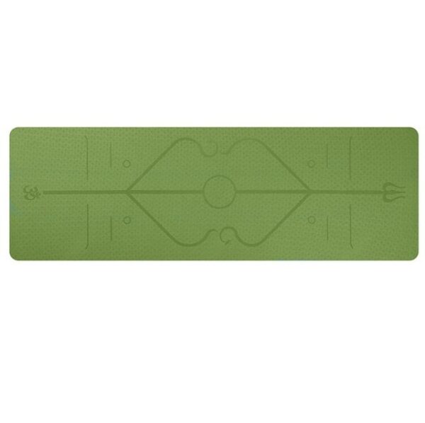 Non Slip TPE Yoga Mat Position Line Beginner - Image 7