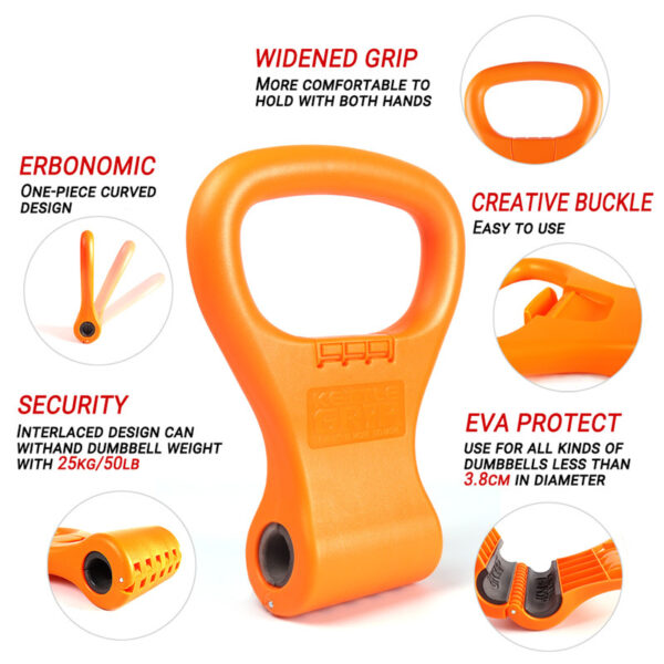 Kettle bell adjustable handle dumbbell pot handle clip power piece fitness accessories - Image 5