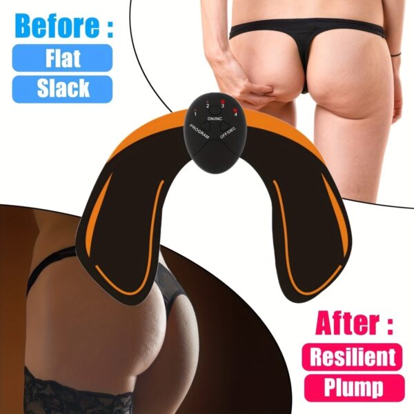 Hip Trainer, Buttock Lift Massage Device Smart Fitness Exercise Gear Home Office, Portable U-Shape Butt Lifting Workout Equipment Gifts For Women - Image 6