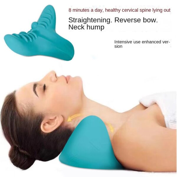 Cervical Spine Massage Pillow Gravity Acupressure Neck Massager Cervical Spine Pillow Neck Shoulder Massage Pillow Home Traction Corrector - Image 3