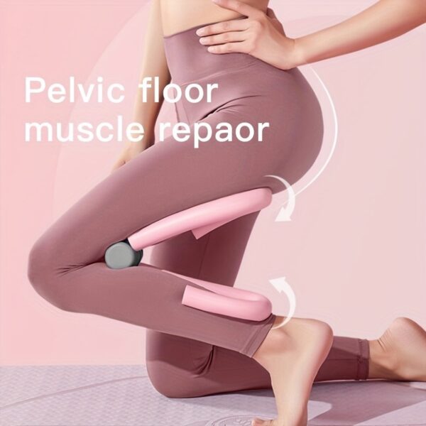 Thigh Master Muscle Fitness Exercise Equipment, Arm Leg Exerciser Pelvic Hip Trainer Inner Thigh Toner For Women Home Gym Yoga Workout Training - Image 7