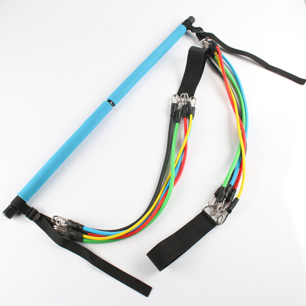 Fitness Yoga Pilates Bar Portable Gym Accessories Sport Elastic Bodybuilding Resistance Bands For Home Trainer Workout Equipment - Image 3