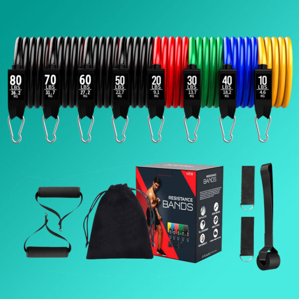Latex Pull Rope Exercises Resistance Bands Stretch Training Yoga Band - Image 10