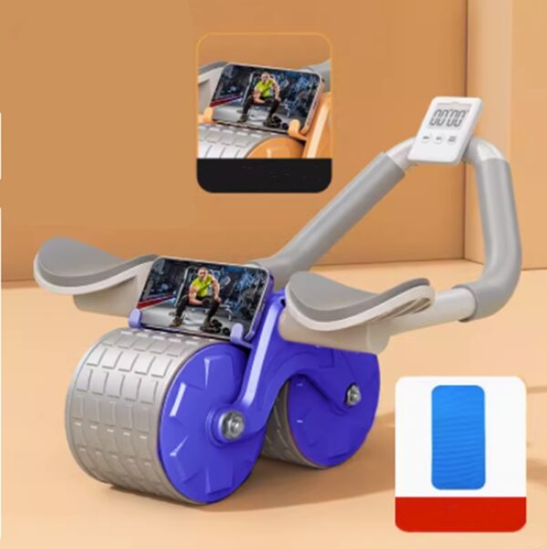 Beginner's Automatic Rebound Belly Wheel Fitness Equipment - Image 9